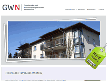 Tablet Screenshot of gwn-gmbh.de